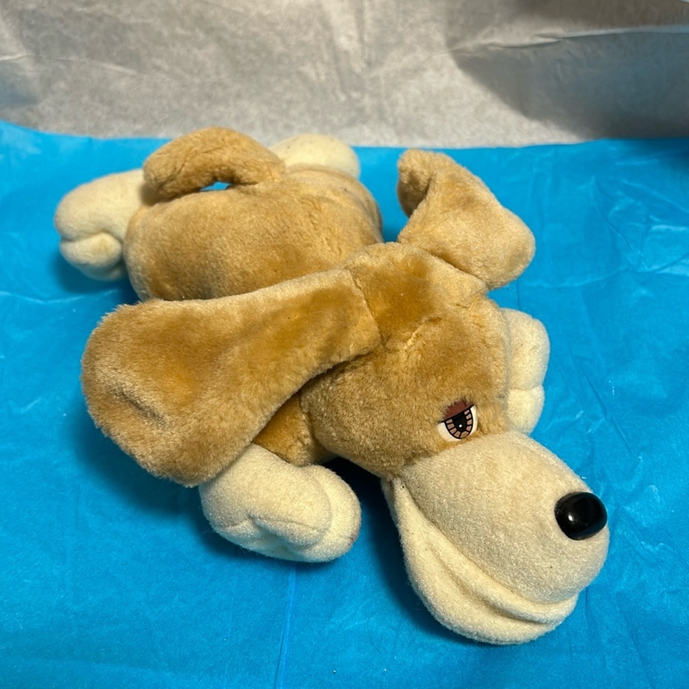 9" VINTAGE 1991 PLAYSKOOL L'IL POOCHES FLOPPY POOCH PATROL STUFFED ANIMAL